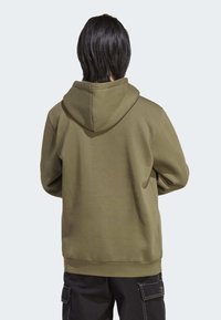 adidas Originals 3 STRIPES HOODY - Sweat à capuche - olive strata