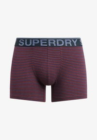 Superdry & Co 3 PACK - Calzoncillos bóxer cortos - nvy port stripe gry mrl feeder