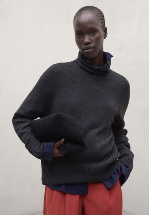 Ecoalf, CAQUI KNIT - Jumper - dark grey melange