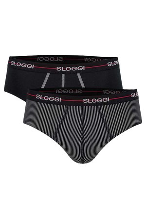 2ER PACK START BOX - Briefs - schwarz dunkelgrau