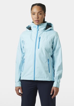 CREW HOODED SAILING - Outdoorová bunda - light cyan