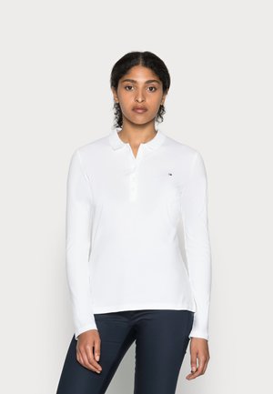 HERITAGE LONG SLEEVE SLIM  - Polo marškinėliai - classic white