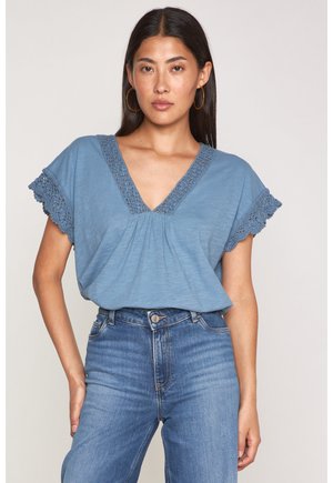 FLORIE - T-shirt imprimé - bleu