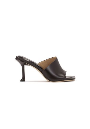 CORNELIE - Mules à talons - dark brown