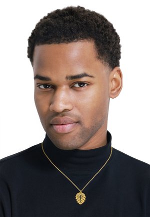 BLATT TIM GOLDFARBEN - Necklace - goldfarbend