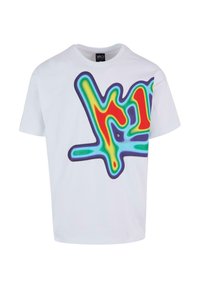 WRAP AROUND - T-shirt con stampa - white