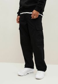 Next RELAXED FIT RIPSTOP - Cargobukser - black