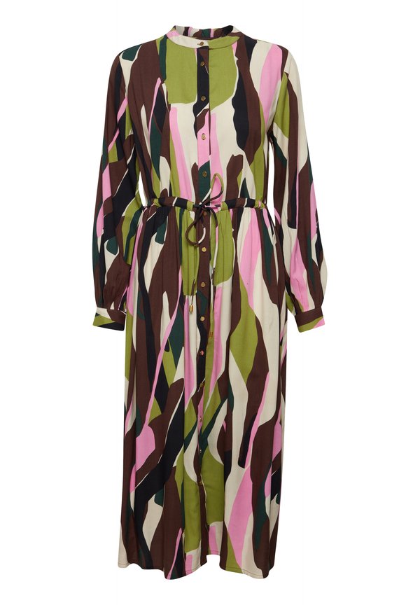 BYHISIA - Shirt dress - guacamole mix3