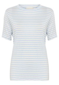 LISA STRIPED - T-shirt med print - clear sky striped