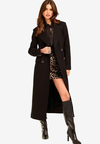 Lipsy LINE DOUBLE BREASTED -REGULAR FIT - Klassisk frakke - black