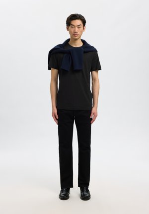 Selected, SLMCORMAC O NECK TEE 3 PACK - T-shirt basique - black
