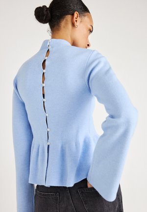 PEPLUM - Pullover - light blue