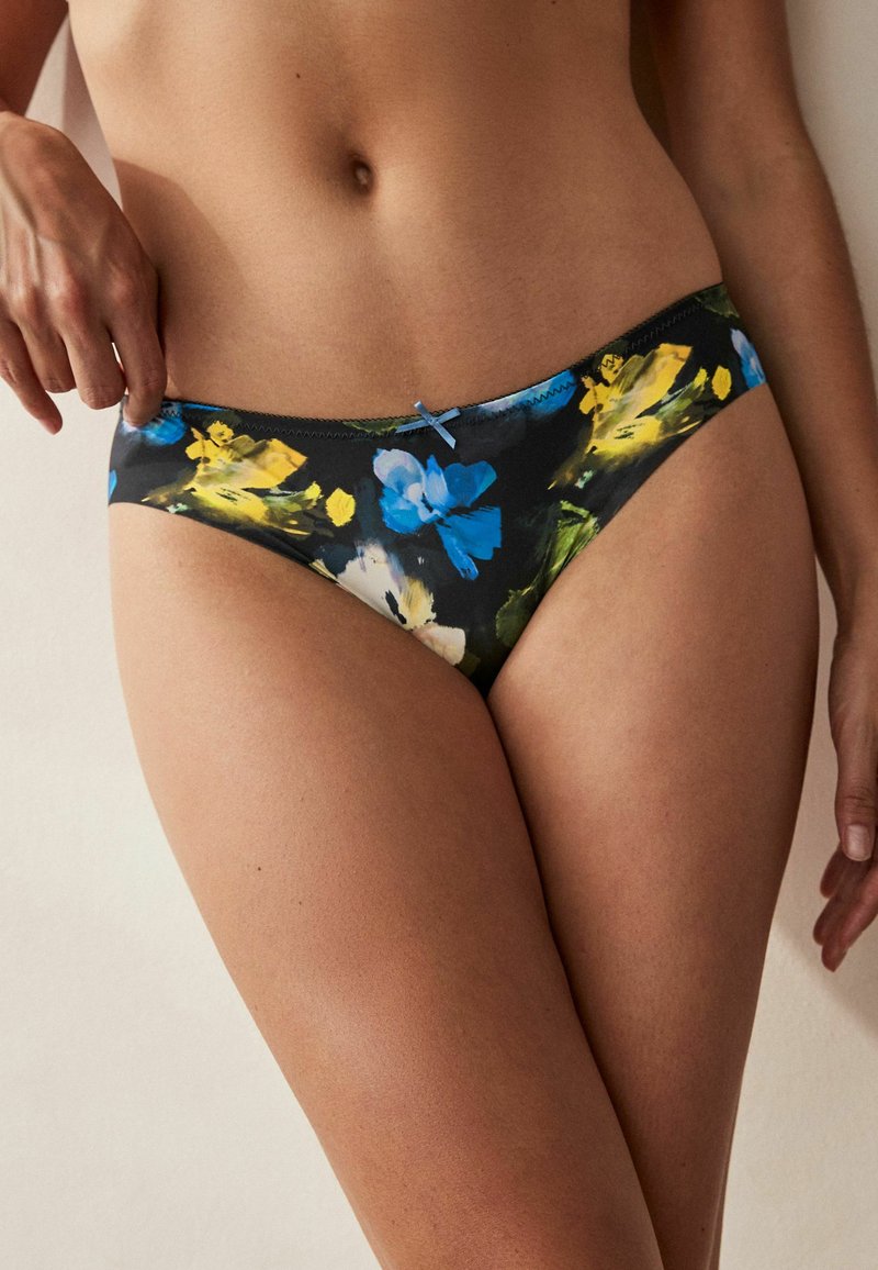 Next BRAZILIAN THREE PACK - Klasični kroj - navy floral print light pink blue