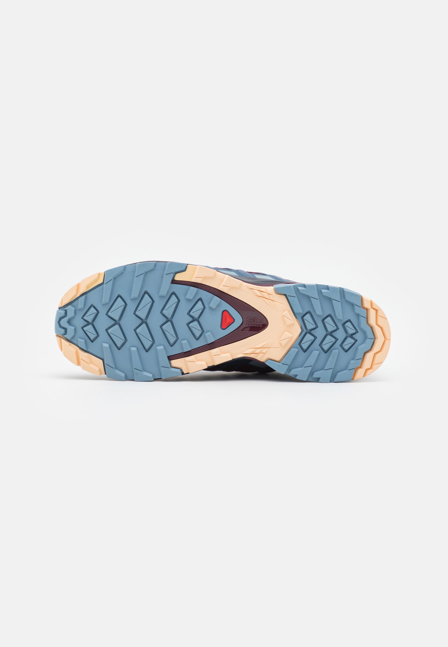 Salomon XA PRO 3D V8 - Zapatillas de trail running - wine tasting/night  sky/almond cream/rojo oscuro - Zalando.es