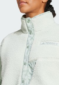 Adidas Terrex XPLORIC HIGH PILE - Fleece trui - linen green