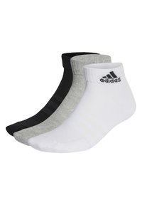 Unselected, medium grey heather   white   black