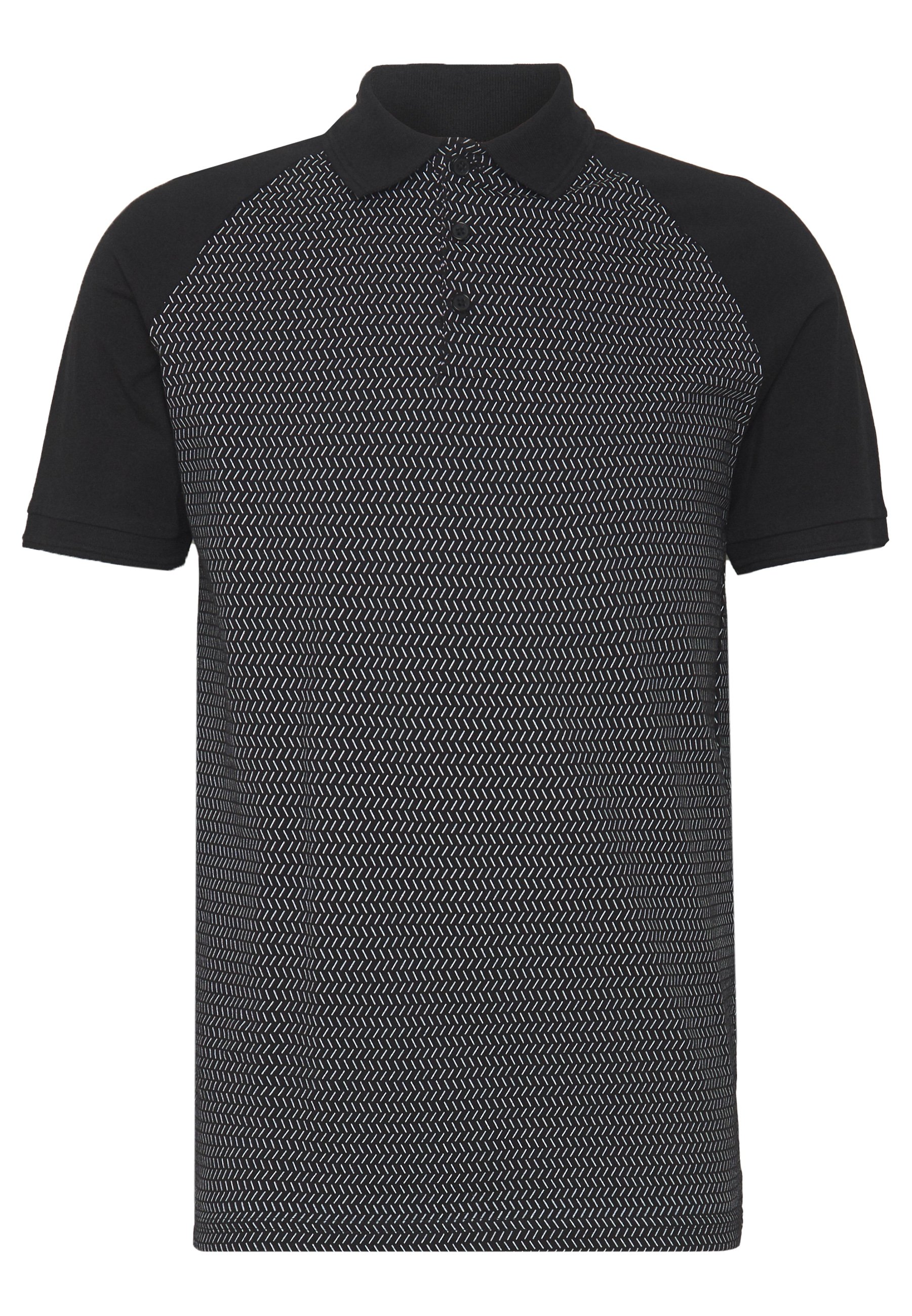 Black polo shirt