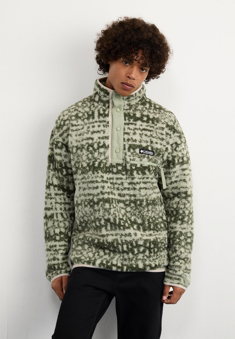 Columbia HELVETIA™ PRINTED HALF SNAP - Felpa in pile - greenscape