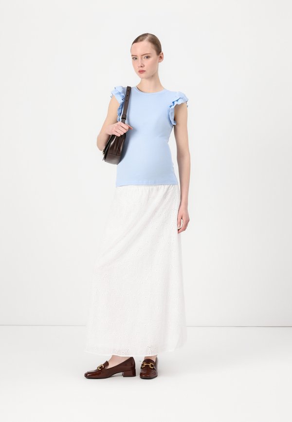 OLMMYLO SKIRT - Maxi skirt - cloud dancer3