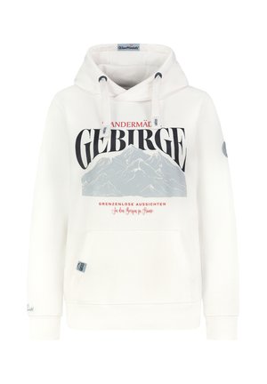 BERGPRINT - Kapuzenpullover - white