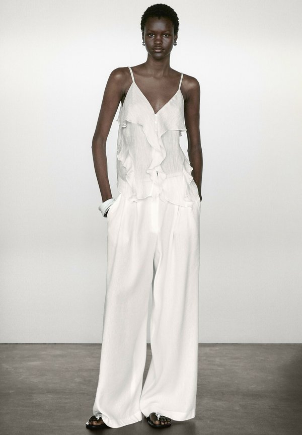 STRAPPY WITH RUFFLE DETAIL - Top