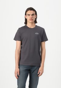 TOM TAILOR Majica kratkih rukava s printom - tarmac grey