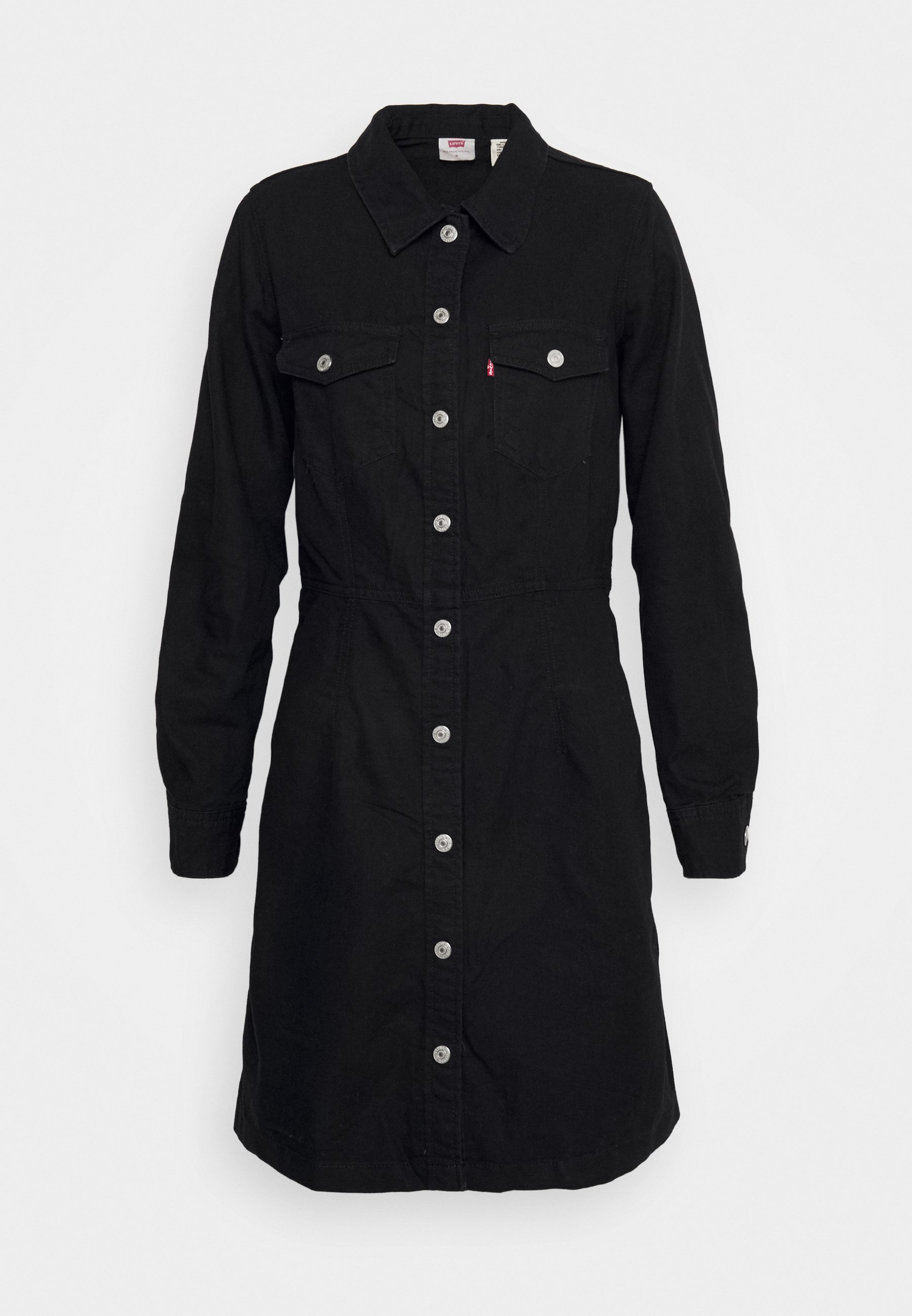 Levi's Ellie Dress Denim Dress Black, Women's, Size: XS, Black Denim