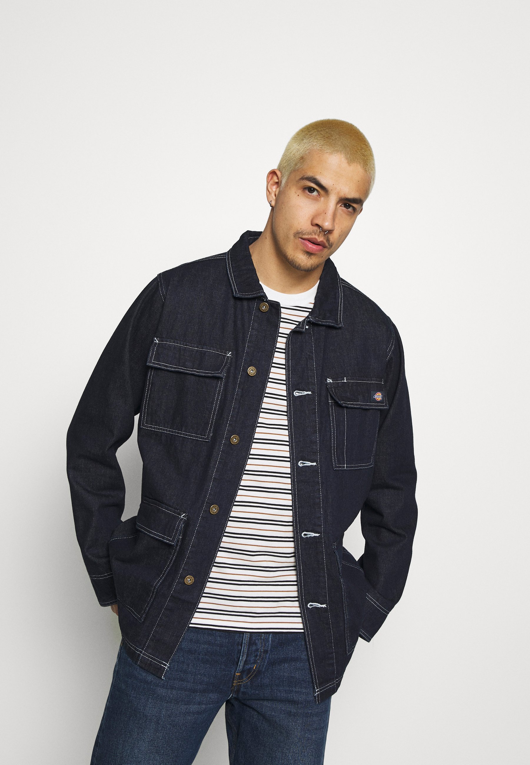 dickies black jean jacket