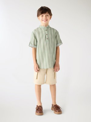 Terranova, CAMICIA MC RIGHE - Camicia - var verde pastello
