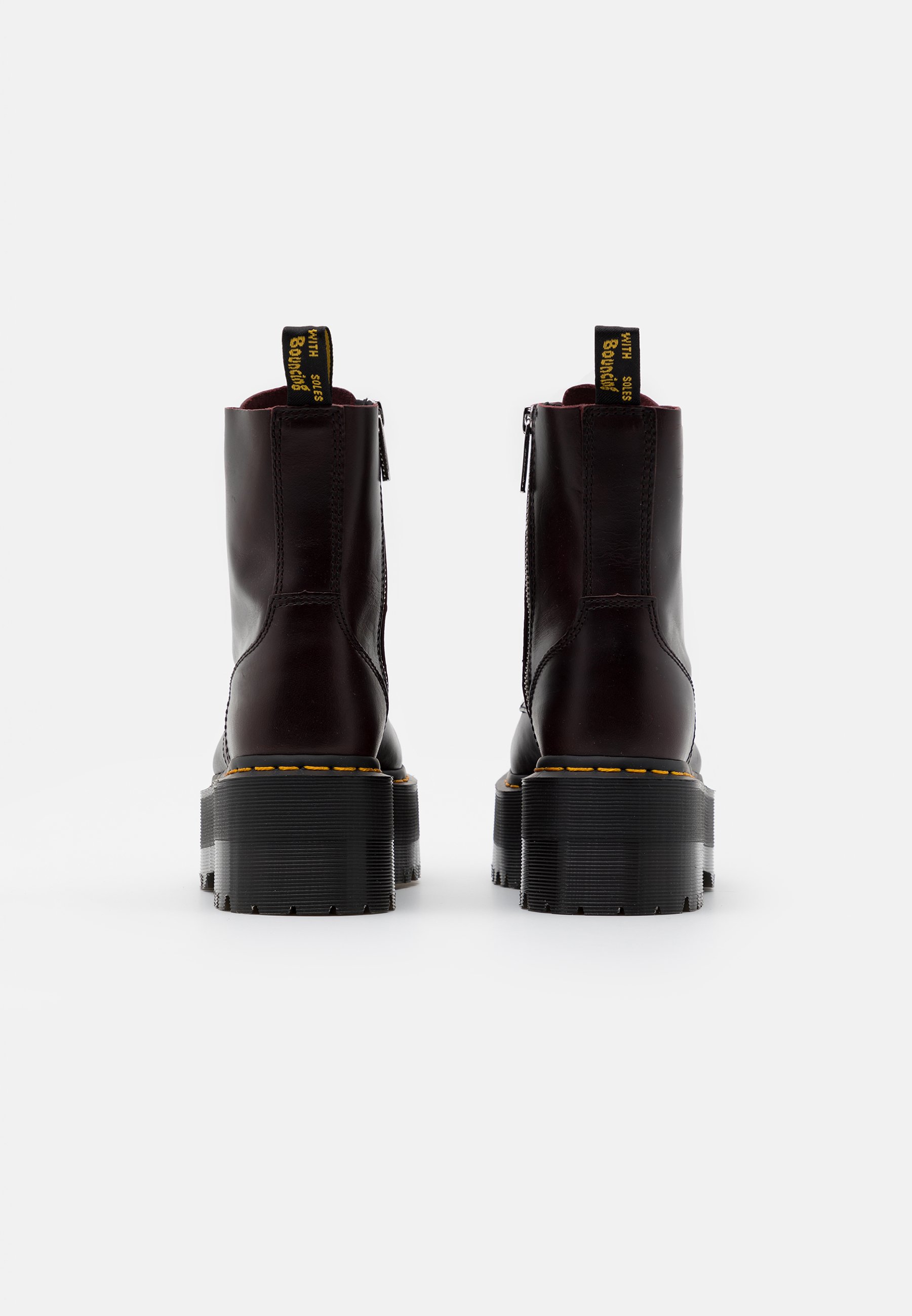 Dr. Martens JADON MAX - Botines con plataforma - oxblood/negro - Zalando.es