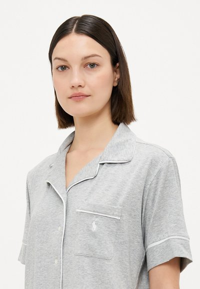 Polo Ralph Lauren SHORT SLEEVE PJ - Conjunto de pijama - heather grey