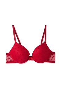 Terranova SUPER WITH HEARTS - Reggiseno push-up - rosso vivo