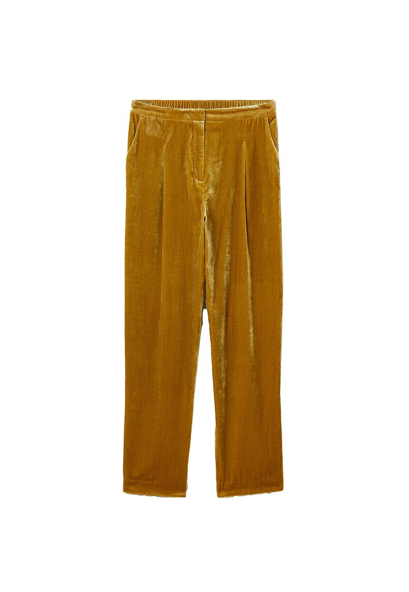 Stefanel Broek goudkleurig Stefanel Broek goudkleurig