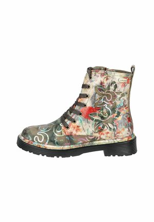 STIEFELETTE - Lace-up ankle boots - gris