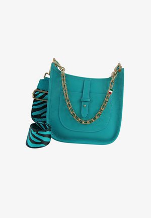 DrachenLeder Sac bandoulière - türkis