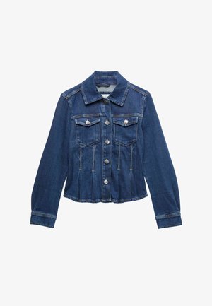 Marks & Spencer, COLLARED PEPLUM - Veste en jean - dark indigo