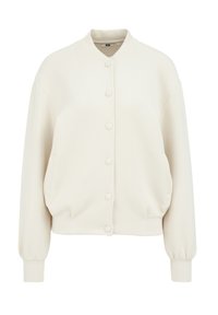 Tröja med dragkedja - off white
