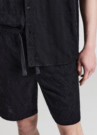Calliope BERMUDA ROMBO - Short - var nero
