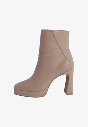 Don Algodon, BOTAS ELSA DON ALGODON - Botines de tacón alto - beige