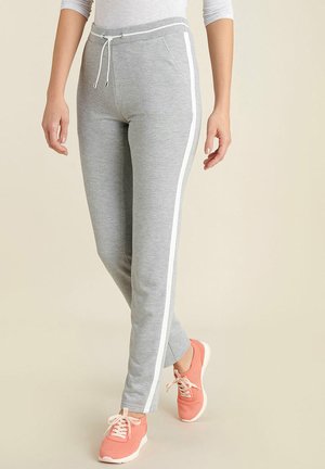 CMTOP Pantalon Jogging Femme Hiver Pantalons de Survêtement Coton Pantalon Polaire Chaud avec 4 Poches Pantalon de Sport Ample à Taille Elastique pour Training Running et Fitness (Gris, M