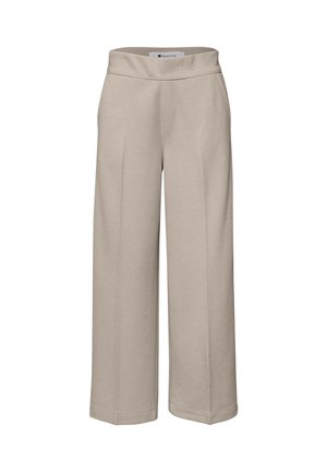 Street One HIGH WAIST WIDE LEG IM CASUAL FIT - Pantalon classique - cobble stone