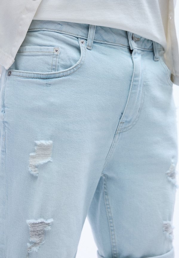 RIPPED BERMUDA  - Jeans Shorts