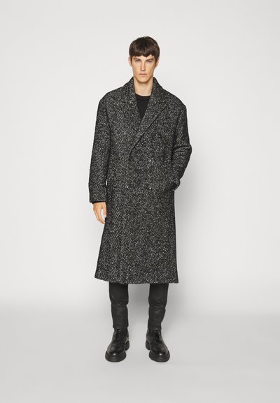 J.LINDEBERG WILLY COAT - Klasszikus kabát - black melange