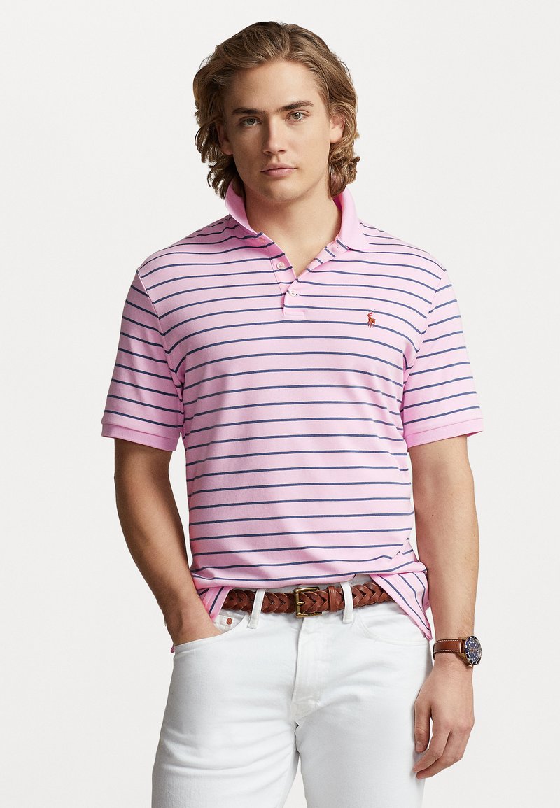 Polo Ralph Lauren SHORT SLEEVE - Polo krekls - carmel pink/light navy