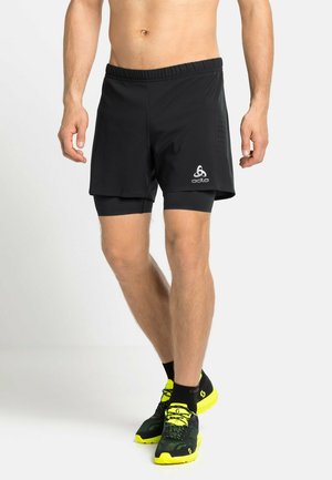 2 IN 1 ZEROWEIGHT - kurze Sporthose - black