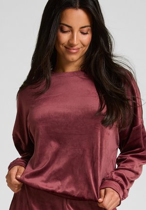 Hunkemöller Pyjamashirt - red