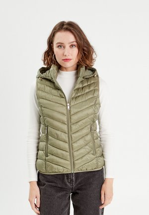 ÄRMELLOSE - Bodywarmer - vert kaki