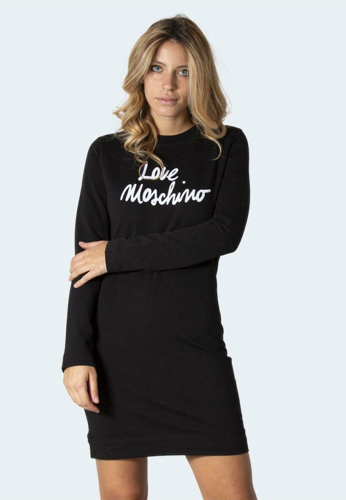 Love Moschino Vestito di maglina - black/nero - Zalando.it