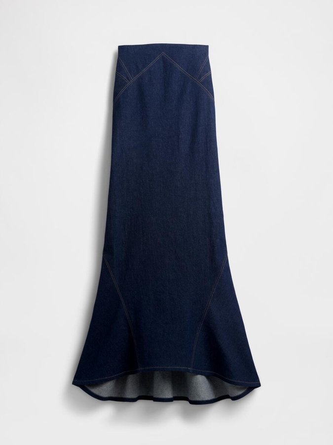GAP Jeansrok donkerblauw denim