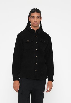 LINED OVERSHIRT - Ľahká bunda - black out